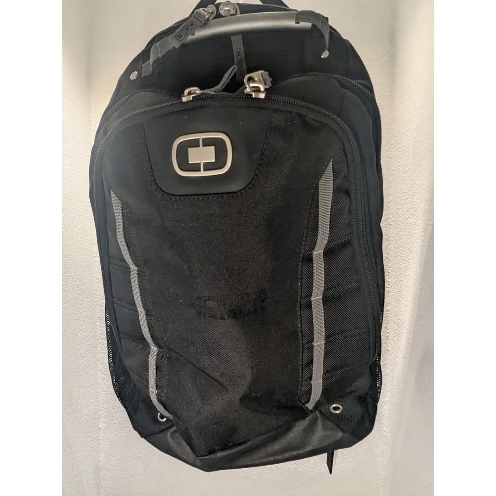 OGIO Black Laptop‎ Backpack Travel School Work Computer Daypack Organizer Bag
